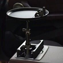Car Cup Holder Tray For Adults Car Tray Table For Eating With Cell Phone Slot Lap Tray For Car Universal Adjustable Cup Tray Holder 360 Swivel Tray Fits Vehicle, Boats,Golf Cart, SUV And All Cars - Multicolor - View 2