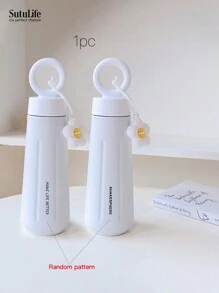 1 PIEZA, Vaso aislado SUS316 de alto valor estético para niñas, Botella de agua portátil, Botella con gran capacidad y diseño lindo