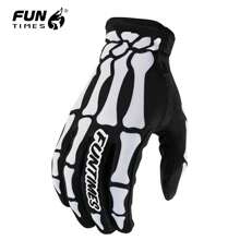 FUNTIMES 1 Pair Non-Slip & Durable Full Finger Outdoor Cycling Gloves - Multicolor - View 6