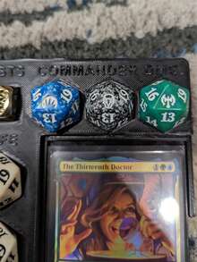 EDH (Elder Dragon Highlander) Zone, Suitable For Magic: The Gathering (MTG) - Black - View 3