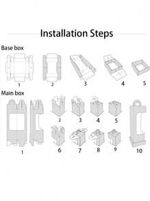 1/2 piezas Caja de embalaje para ramo de flores del Día de San Valentín, caja de regalo floral, caja para arreglos florales, bolsa de regalo de manualidades, suministros de embalaje para floristería, decoración para fiesta de boda del Día de San Valentín - Multicolor - Ver 10