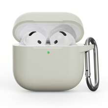 Compatible With Apple AirPods S4 Headphone Protective Case AirPods 4 Protective Case Pro2 All Inclusive S4 Headphone Pods3 Liquid Silicone Case Soft Shell 4th Generation AirPods Pro 4th Generation Headphone Case Soft Shell - Burgundy - View 3