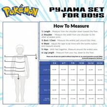 pokemon Pyjamas Set Loungewear T-Shirt Long Bottoms PJs - Black - View 5