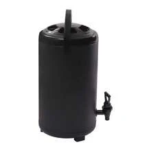 Stainless Steel Insulated Beverage Dispenser Insulated Thermal Hot/ Cold Milk US - Black - View 5