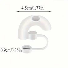 2pcs Silicone Anti-Wrinkle Straw Covers For Cups - Fits 9-10mm Straws, Perfect For 30oz & 40oz Tumblers, Reusable Leakproof Toppers - Multicolor - View 9