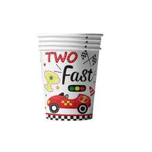10pcs/20pcs/40pcs/Set, 2nd Birthday Party Supplies Racing 2nd Birthday Party Supplies 2nd Birthday Decorations Tableware 9 Inch 7 Inch Plates, Napkins And Cups, 2nd Party Decorations Favors For Two Quick Two Huggies Birthday Decorations - Multicolor - View 12
