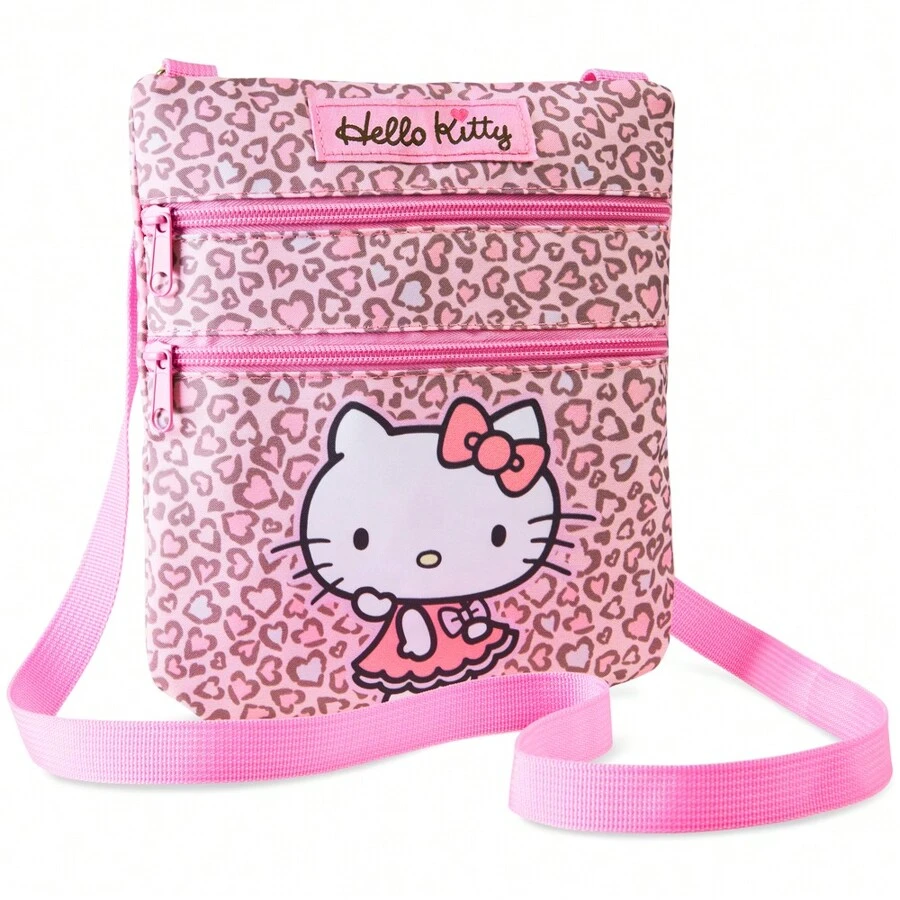 Hello Kitty Sanrio Bag Kawaii Shoulder Cross Body Kuromi My Melody Shopping Travel Anime - Pink - View 1