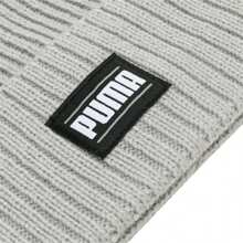 Gorro de punto unisex, gorro caliente y elástico para deportes al aire libre, gorro con forro térmico casual - Gris Claro - Ver 4