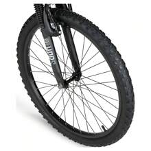 Hyper Bicycles Havoc Mountain Bike, 24" Wheels, Youth Ages 10-14 Years Old, Black