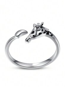 1pc S925 Silver Colorful Ladybug Suitable For Daily Wear By Women