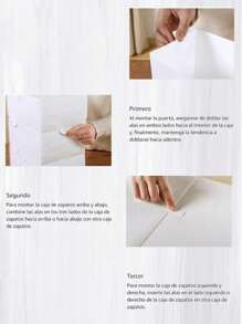 Cajas de almacenamiento de zapatos a prueba de polvo, caja apilable, organizador de zapatos 12 pz - Multicolor - Ver 4