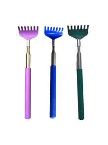 Portable Retractable Metal Back Scratcher - Instant Itch Relief, Extendable & Portable,Metal Stainless Steel Extendable Back Scraper Scrapping & Massaging Tool Suitable For Adults, Elders, Pets, Gift Giving