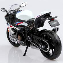 1/12 Skala BMW S1000R Gusseisen Motorrad Spielzeug, BMW Motorradmodell, BMW Motorrad-Spielzeug als Geschenk für Jungen und Mädchen