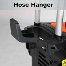 Electric Pressure Washer 3800PSI Max With Nozzles And Telescopic Handle Orange - 1 - View 5