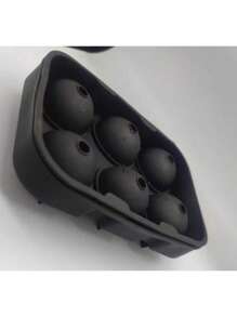 Silicone Ice Cube Tray With Lid, Infant Supplement Storage Box, Homemade Ice Cube Maker, Easy To Clean - Black - View 6