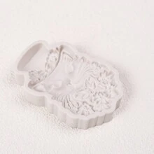 1 pieza Molde de silicona con forma de gato, adecuado para molduras DIY, apto para Moldes artesanales DI Y para decoraciones - Gris - Ver 6