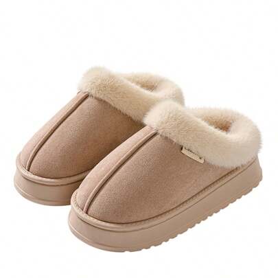 Ladies Slippers Luxury Memory Foam Faux Fur Lined Outdoor Sole Soft Mules~