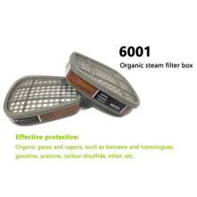 Maschera antigas completa 6800A per protezione da acido/organico/ammoniaca, filtri multifunzione per vernici, prodotti chimici, pesticidi, laboratorio, anti-polveri