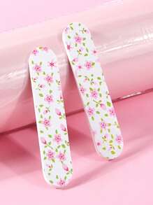 50pcs Dual-Sided Durable Portable Mini Nail Files, Suitable For Natural And Artificial Nails, Compact Colorful Design For Manicure & Pedicure