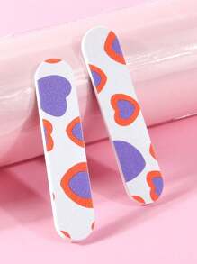 50pcs Dual-Sided Durable Portable Mini Nail Files, Suitable For Natural And Artificial Nails, Compact Colorful Design For Manicure & Pedicure