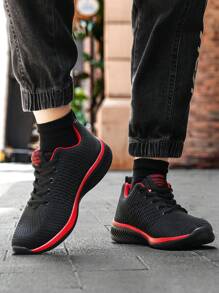 Zapatos para hombre nueva primavera otoño 2025, estilo coreano de cordones, ligeros y minimalistas, zapatillas deportivas unisex para exteriores, transpirables, para caminar casual, negocios, ir al trabajo y correr