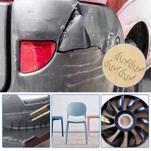 500pcs Welding Rods Hot Stapler Plastic Stapler Car Bumper Pre-Wave Stapler 0.6mm - Silver - View 2