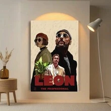 Framed Canvas Movie Poster Artistic Wall Decor For Bedroom Living Room Corridor Winter Theme, Ideal Gift, Room Decoration, High-Quality Print, Unique Design, Easy To Hang - 框架Framed - 查看 3