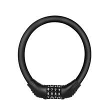1pc Bicycle Lock, Mountain Bike/Road Bike Security Password Circled Steel Cable Lock, Portable Mini Hoop Lock - Multicolor - View 11