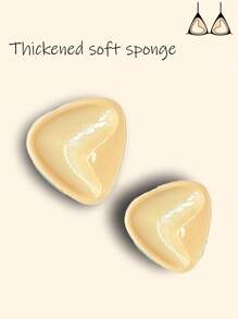 2pcs Double-Sided Adhesive Bust Pads For Women, Enhances Cleavage For Bras, Swimwears, Sports Bras