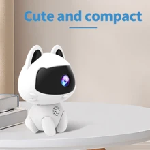 1pc Cute White Smart Cat-Shaped Home Security Camera, Wireless IP Camera For Remote Monitoring Via Smartphone, Dual-Way Audio, HD Cam For Pets & Elders, Night Vision, Multi-User Sharing