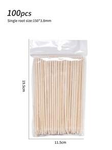 Manicure Tools Boxwood Stick, Double Head Orange Wood Cuticle Pusher, Rhinestone Stick, Boxed Set,Nail Supplies,Nail Tools,Nail Art Tools,Back To School,Nails,Nail Tools For Press On Nails - Multicolor - View 11