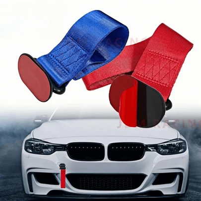 Car Trailer Rope Strap Bumper Decoration Streamer Head Hook Towing Modification External Accessories