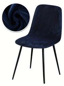 1/4/6pcs Velvet Chair Cover - A Comfortable Dining Chair Protective Cover, Easy To Install Furniture Cover, Machine Washable, Stylish Home Decoration, Suitable For Restaurants, Living Rooms, Outdoor, Offices, Hotels, Bars.