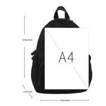 Women Corduroy Backpack Medium Fashion Casual College School Bag Girls Women Waterproof - Màu Hồng baby - Xem 4