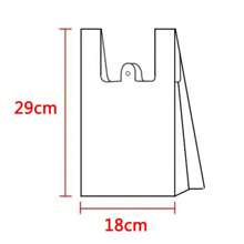 50/100 piezas Bolsas de plástico transparentes blancas portátiles, bolsas de compras de supermercado, bolsas de compras de tela, duraderas, bolsas para llevar, suministros de embalaje