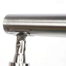 kangten 304 Stainless Steel Handrail Kit Outdoor Grab Rail Mobility Aid Garden Steps Stair Railing Step 3 Cross Bars Handrail - Silver - View 8