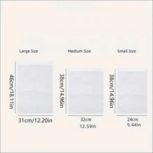10pcs/Pack Portable Drawstring Non-Woven Fabric Shoe Storage Bag, Dust-Proof White Shoe Covers