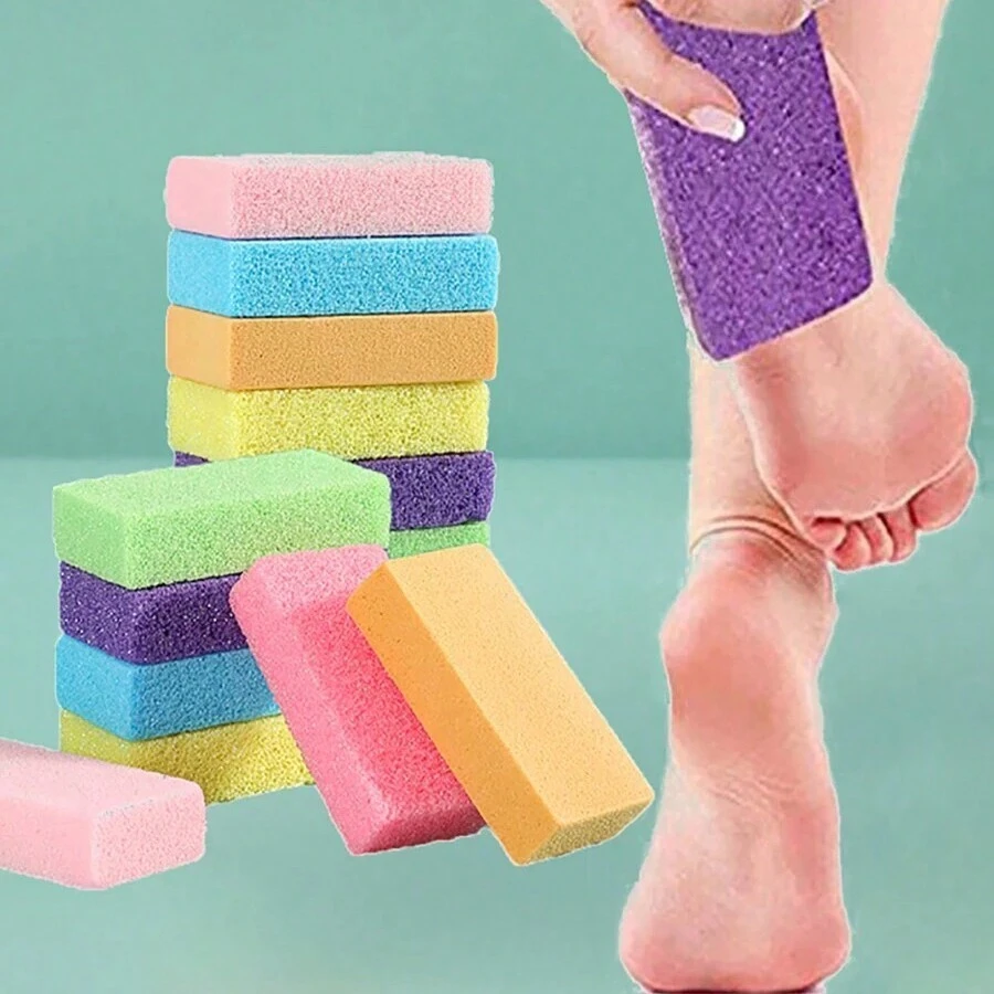 1 Set Disposable Foot Scrub Pads, Purple Foot Callus Remover, Salon & Home Pumice Stone Foot File - Multicolor - View 1