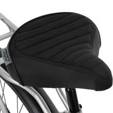 Huffy 26" Nel Lusso Cruiser Bike, Fits Riders 5'0"+, Matte Black, Adult, Men's - Silver - View 6
