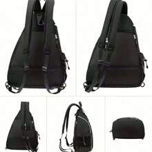 1PC Classic Pickleball Bags - Pickleball Bags For Both Women And Men, Travel Pickleball Racket Cases, Pickleball Bags For Pickleball Rackets And Tennis Rackets, Portable Pickleball Sling Bags. - Multicolor - View 3