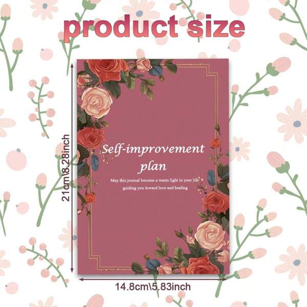 "Love Yourself In 90 Days: A Guided Self-Care Journal With Space For Writing, Drawing, And Practicing Mindfulness For Inner Strength And Growth"