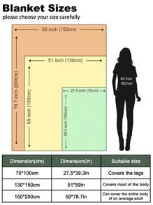 Cobertor de pelúcia macio e quente com padrão de redemoinho quadrado de 1 unidade, adequado para sala de estar, sofá, poltrona, quarto como cobertor, ótimo para viagens, acampamento ou como presente - Multicolorido - Ver 2