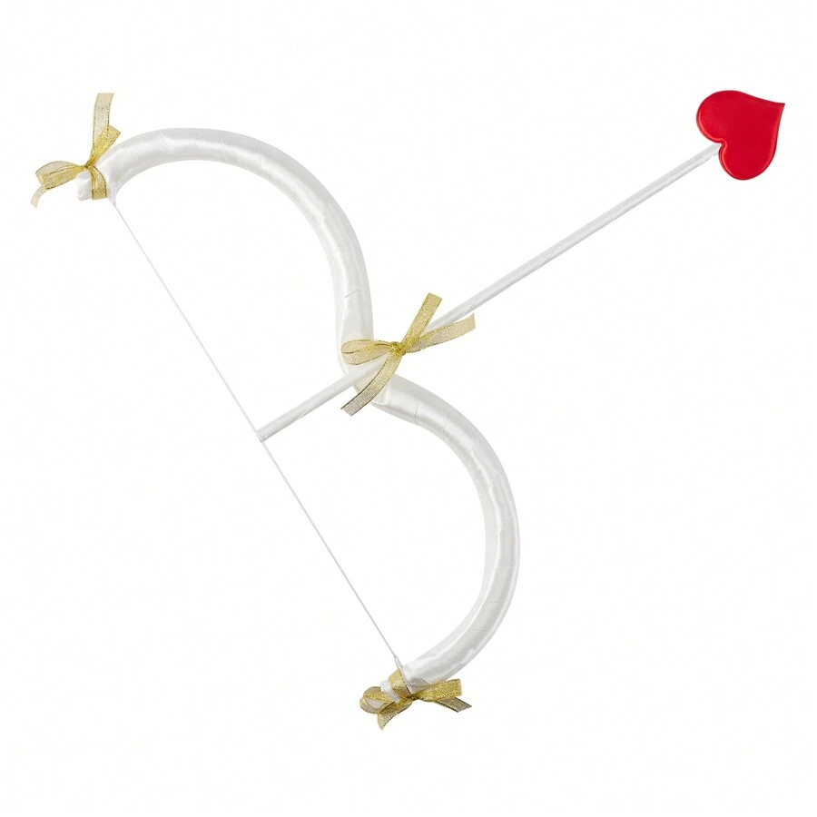 Cupid Bow And Arrow Set, Valentine's Day Cupid Costume Photo Props For Adults And Teens