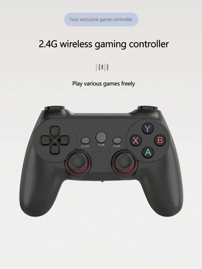 Wireless 2.4G Gamepad For Laptop, One-To-One Connection, New Model Gamepad