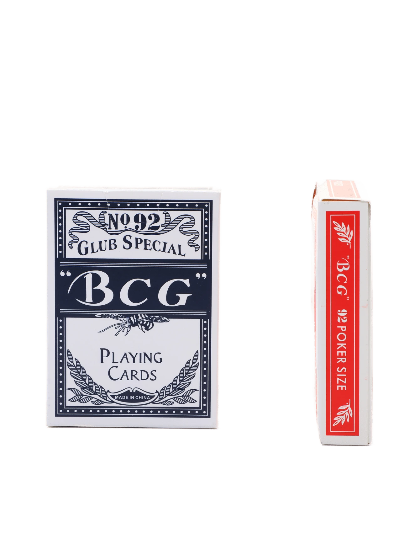 Bcg Red Color 2pcs BCG Playing Cards, Red, 54pcs Per Deck, 290gsm, 6.2 X 8.7 Inch ...