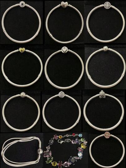 Este accesorio de moda de cristal de alta gama para mujeres se puede usar como base para pulseras DIY, es adecuado para el uso diario y también es un gran regalo para fiestas o cumpleaños.
