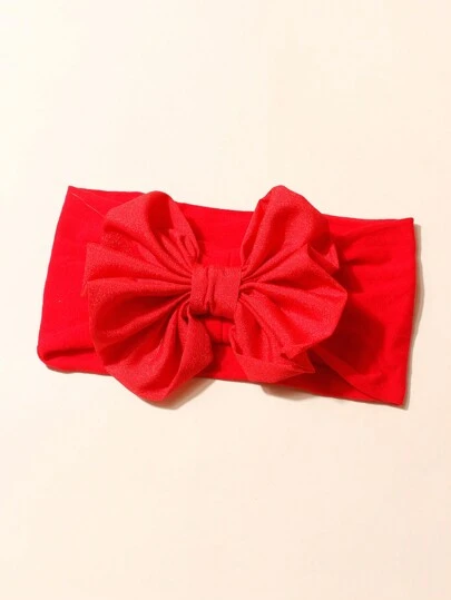 Baby Bow Decor Hair Band Love Valentine