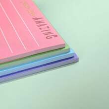 12 Pcs 3inch Inspirational Sticky Notes With Lines Cute Motivational Sticky Note Pad Appreciation Sticky Notes Gifts For Coworkers Nurse Teacher Office Supplies 3 X 3'' - Multicolor - View 8