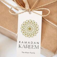 2 Stück Grußkarten und Anhänger, Mubarak Karten mit Goldfolie - Luxus Mubarak Karten - Schwarz und Gold Karten - E ID Karten, perfekt zum Geschenkverpacken und um als Geschenk zu verschicken