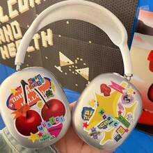 Cherry 图案美式保护套 适用于 Airpods Max 耳机 - 無色 - 查看 3